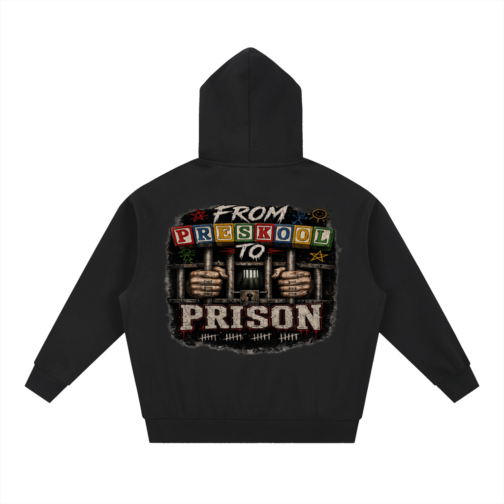 Essential Oversized Boxy Fit Fleece Hoodie