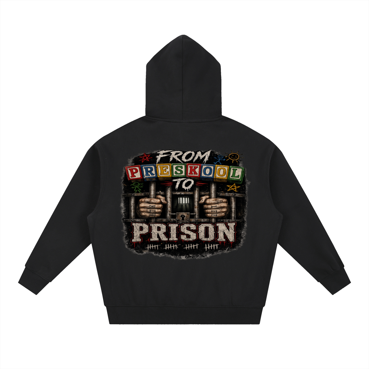 Essential Oversized Boxy Fit Fleece Hoodie