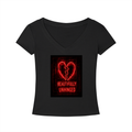 Tencel Slim Fit V-Neck T-Shirt/Unhinged