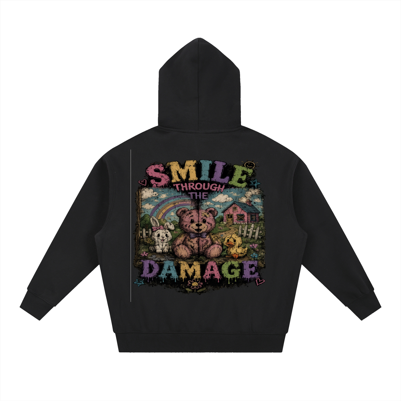 Essential Oversized Boxy Fit Fleece Hoodie